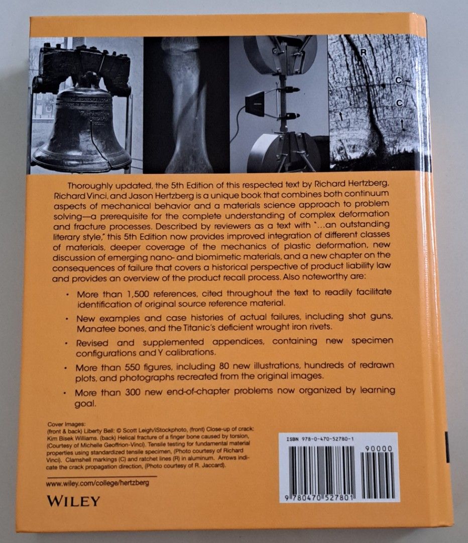 DEFORMATION AND FRACTURE MECHANICS OF ENGINEERING MATERIALS 6TH EDITION PDF visual data 4