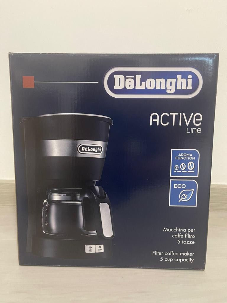 Delonghi Coffee maker (5 cups) brand new, TV & Home Appliances
