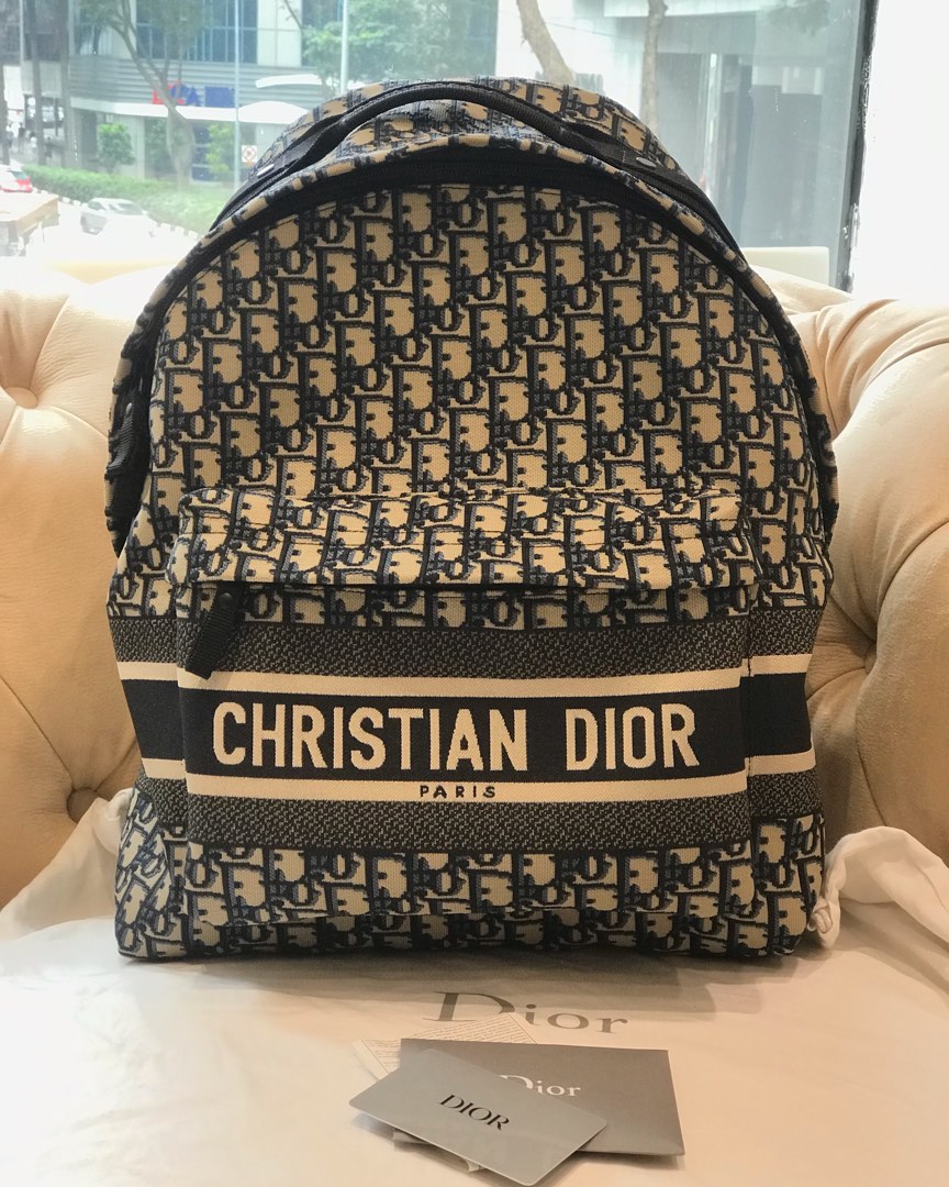 Dior Backpack, Luxury, Bags & Wallets on Carousell