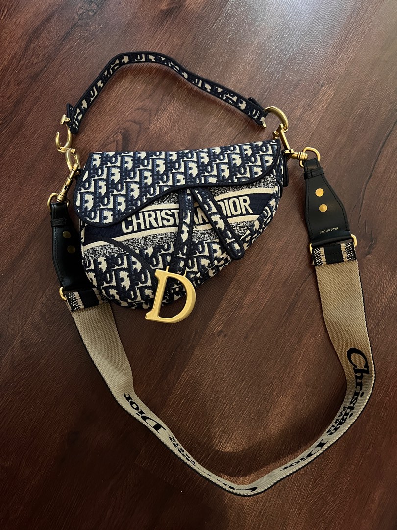 DIOR SADDLE BAG NAVY
