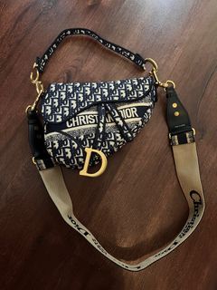 DIOR SADDLE BAG - NAVY