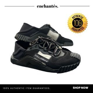 Dolce & Gabbana Men Sneaker Black NS1 AUTHENTIC ORIGINAL