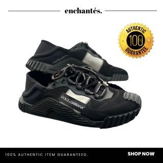 Dolce & Gabbana LIKE NEW Men Sneakers Black NS1 AUTHENTIC ORIGINAL