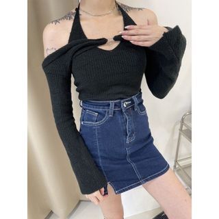 全新✨✨✨Dong studio 兩件式綁帶針織