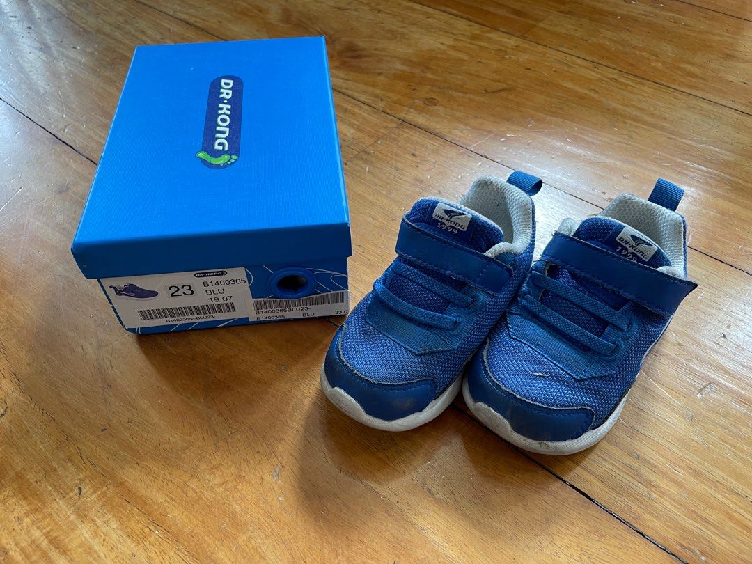 Dr. Kong Blue Rubber Shoes size 23 Babies Kids Babies Kids Fashion on Carousell