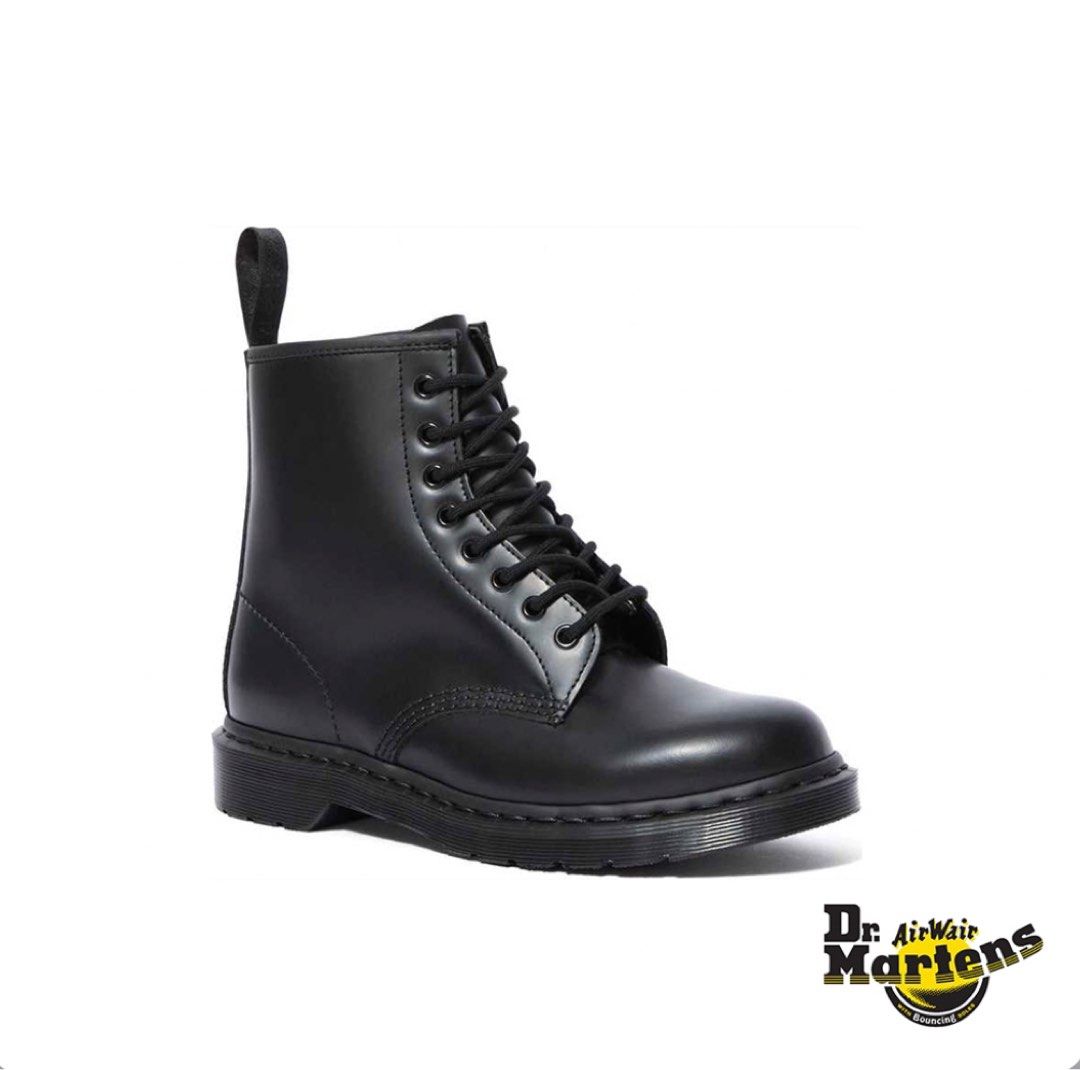 White monochrome doc martens top