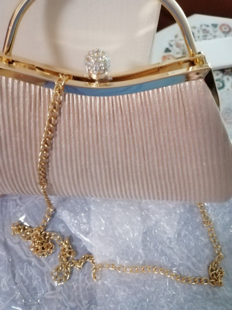 Gold clutch hotsell purse evening