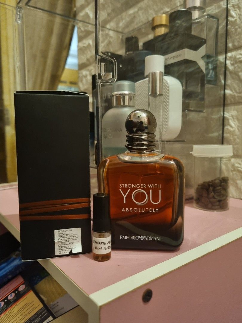Emporio Armani Stronger With You Absolutely 100ML, Beauty & Personal Care,  Fragrance & Deodorants on Carousell