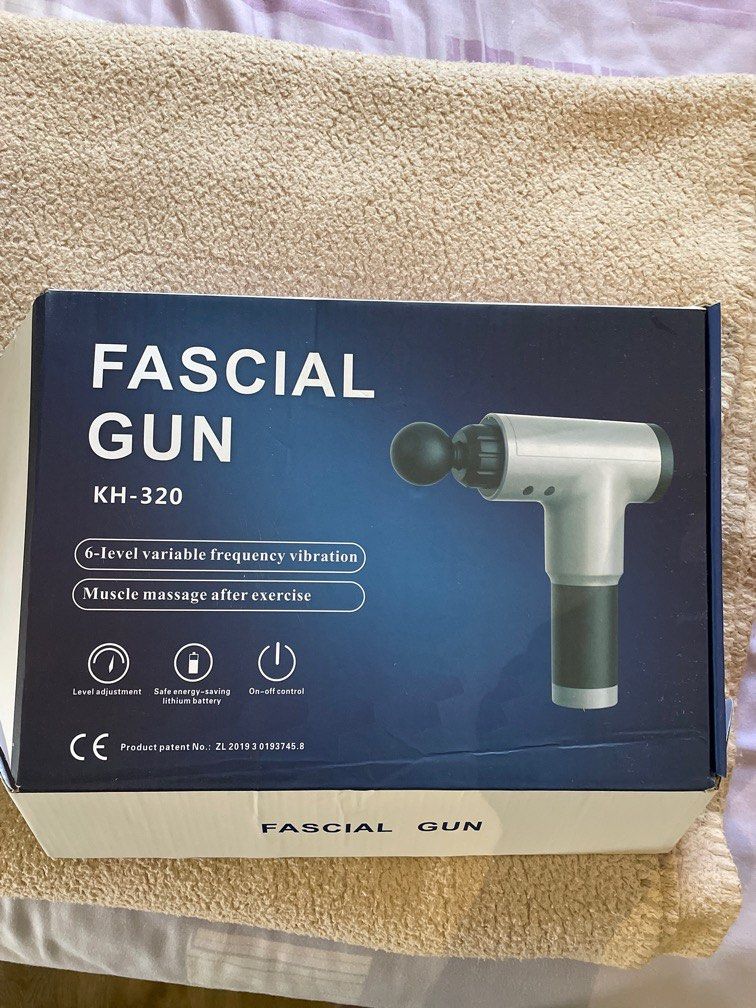 Fascial Gun KH 320, Health & Nutrition, Massage Devices on Carousell