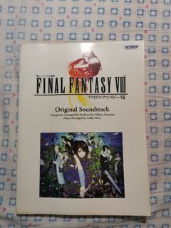FF8 piano Scores, Final Fantasy VIII. Free shipping.