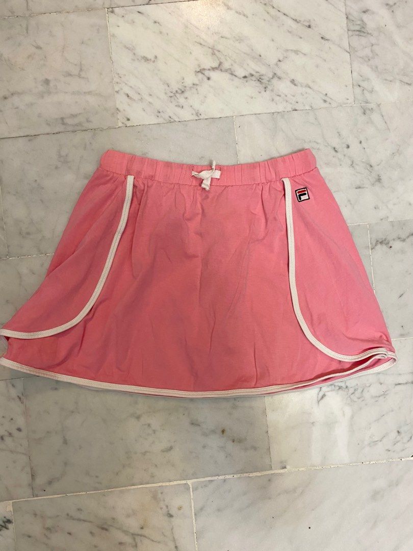Red shop fila skirt