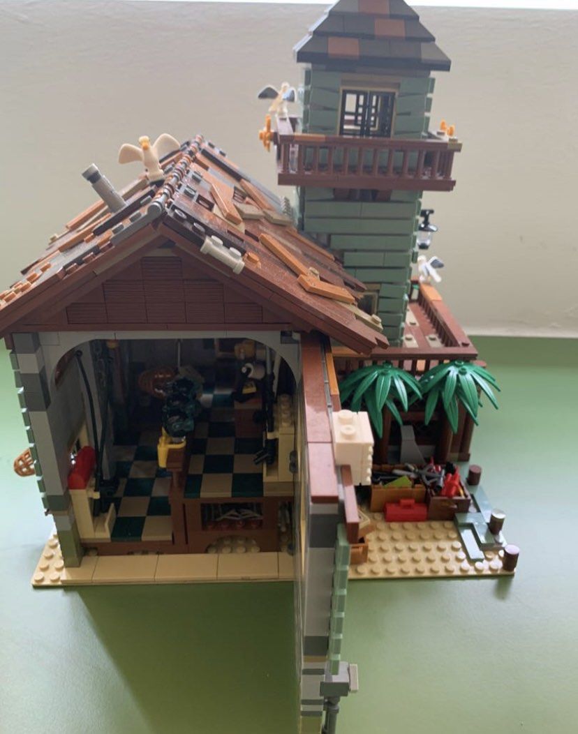 Fisherman house block set (NOT Lego, but a copy), Hobbies & Toys, Toys