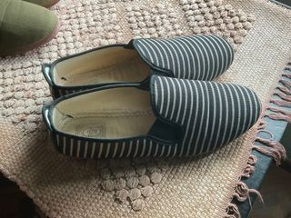 FLOSSY STYLE MADE IN SPAIN 42 Men NAVY WHITE STRIPES