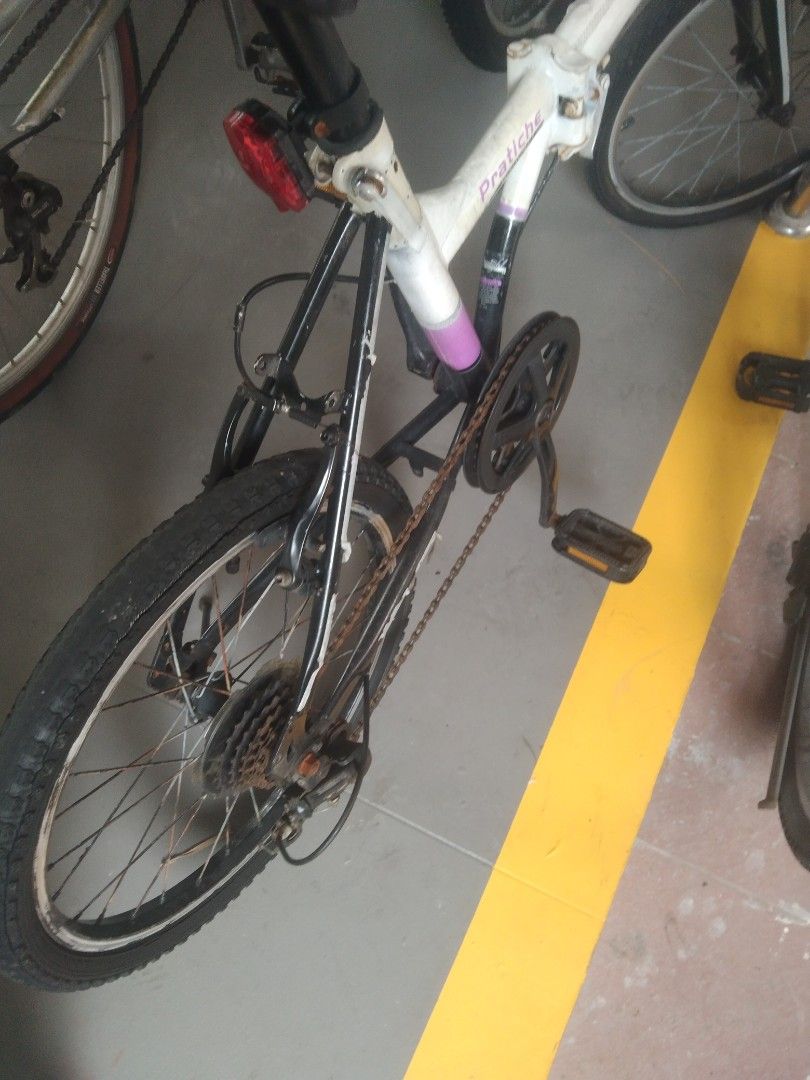 Foldable bike normal can use need to change tyre., Sports Equipment ...