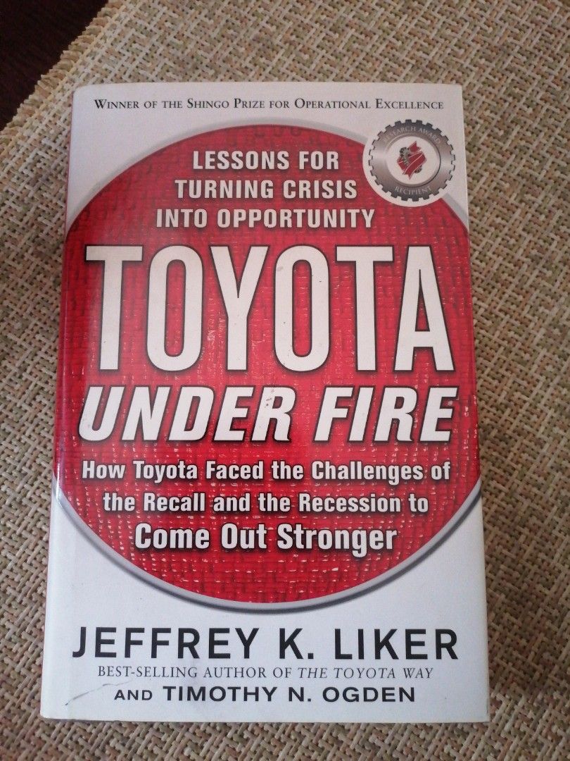 (for charity) toyota under fire how toyota faced the challenges of the