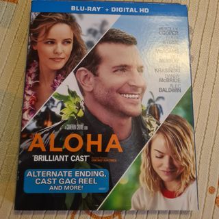 FREE TRACKED SHIPPING AND NEW AND SEALED! Bradley Cooper and Emma Stone's Aloha Blu Ray