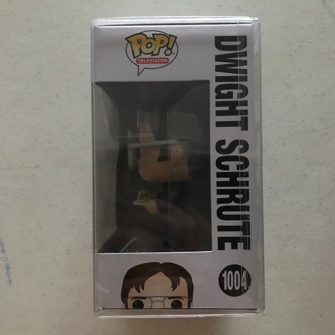Funko Pop The Office Dwight Schrute 1004 (Category: Designer & Blind Box Toys) located in Manila. Submitted by damecards (Listing ID 1207266770, Image 2). Description: comes in protector 9.5/10 condition.