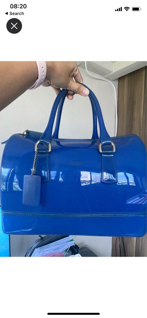 Furla candy bag blue Women s Fashion Bags Wallets Clutches on