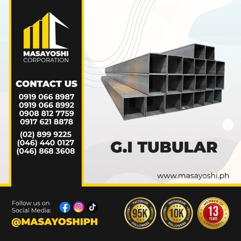 Galvanized Iron Tubular Tubular G.I Tubular Bakal, Commercial
