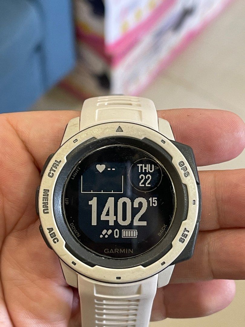 Garmin Instinct used white colour Mobile Phones Gadgets