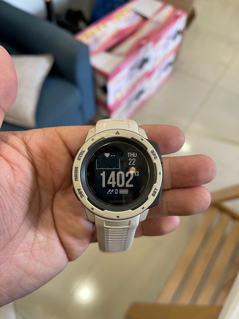 Garmin Instinct used white colour Mobile Phones Gadgets