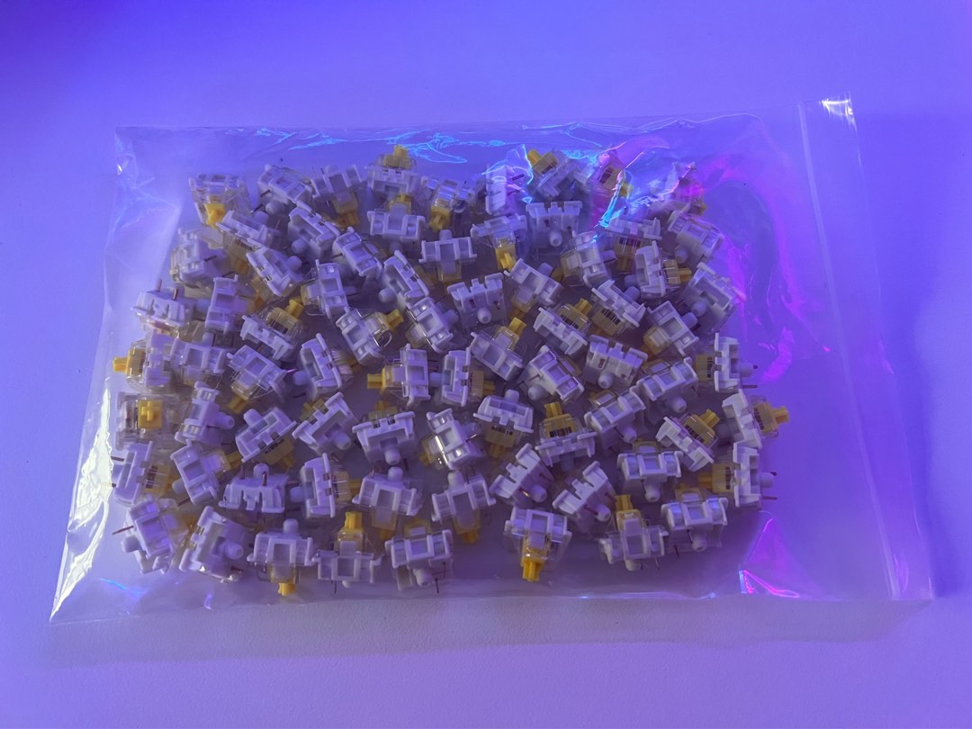 Gateron Yellow Pro Switches, Computers & Tech, Parts & Accessories