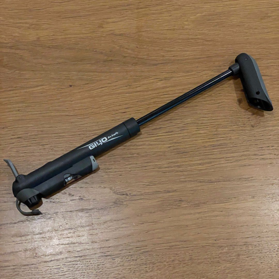 GIYO GP43 Portable Bike Bicycle Mini Floor Pump With Gauge, Sports