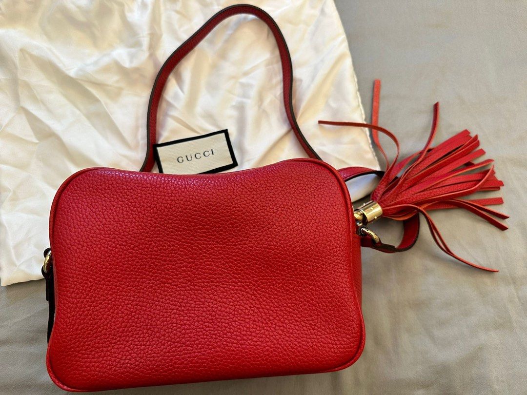 Red soho disco bag gucci store