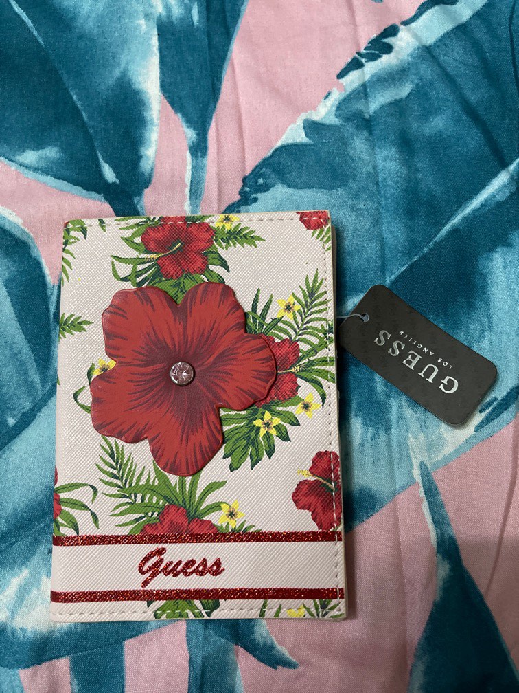 Guess authentic passport holder, Women's Fashion, Bags & Wallets