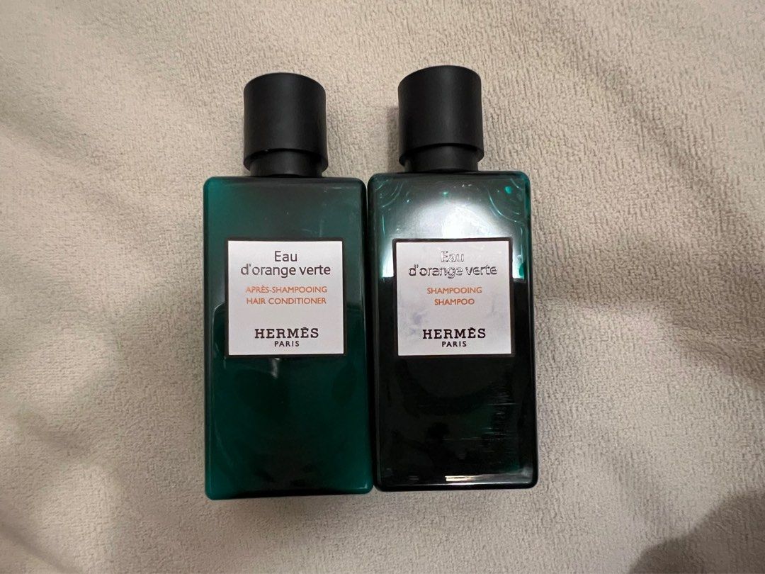 Hermes shampoo and conditioner, 美容＆化妝品, 沐浴＆身體護理, 沐浴及身體護理 身體護理 Carousell