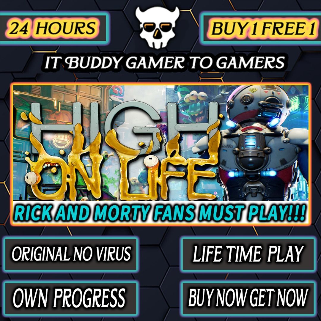 High On Life | Original PC XBOX APP Version | Own Save game Progress Not  share, Video Gaming, Video Games, Others on Carousell