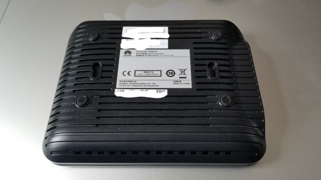 SOLD已售***HUAWEI華為EchoLife HG8040 GPON Terminal光纖寬頻解碼器PCCWHKT modem
