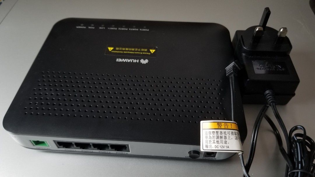 SOLD已售***HUAWEI華為EchoLife HG8040 GPON Terminal光纖寬頻解碼器PCCWHKT modem
