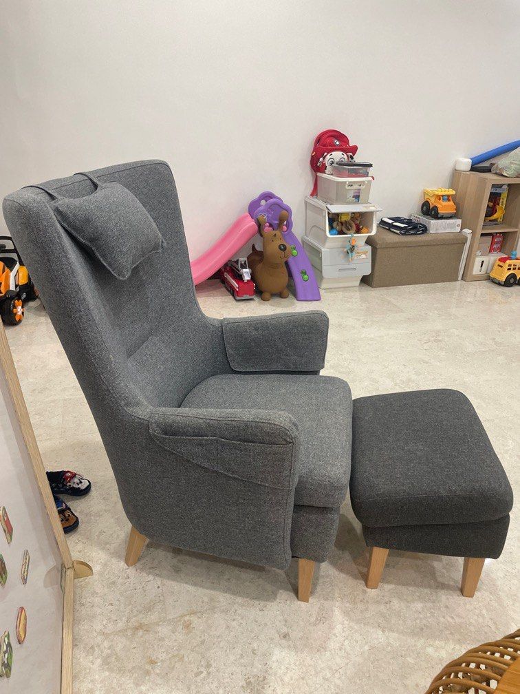 IKEA Armchair Omtanksam 2 piece, Furniture & Home Living, Furniture