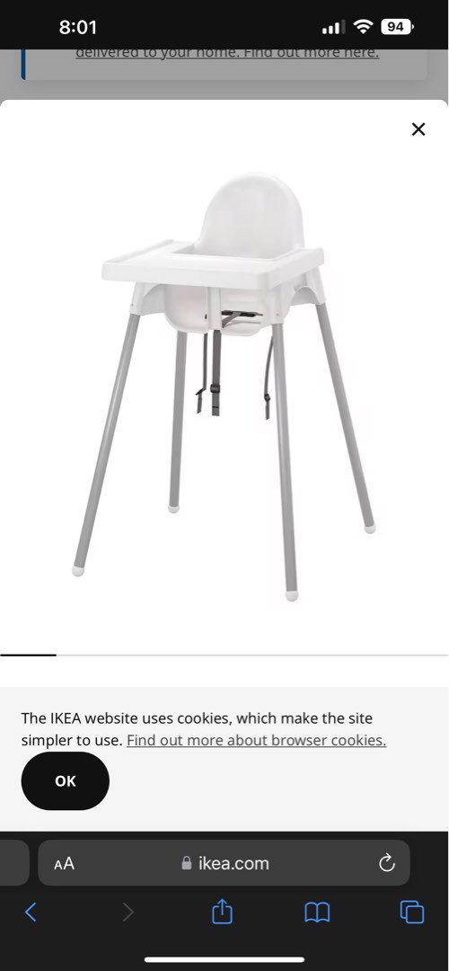 Ikea chair, Babies & Kids, Baby Nursery & Kids Furniture, Kids' Tables