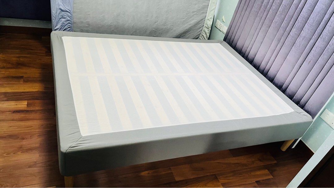 IKEA Queen mattress + Bedframe, Furniture & Home Living, Furniture, Bed