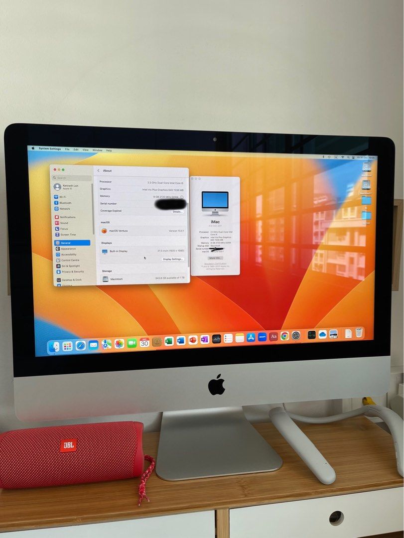 値下げ】iMac2017 4K 21.5インチ ドライブ:1TB メモリ:16GB