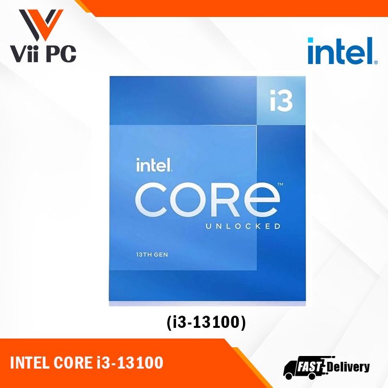 Intel Core I3 13100 I3 13100f Core I3 Processor 342ghz Turbo Up To 45ghz4 Cores 8 Threads 1884