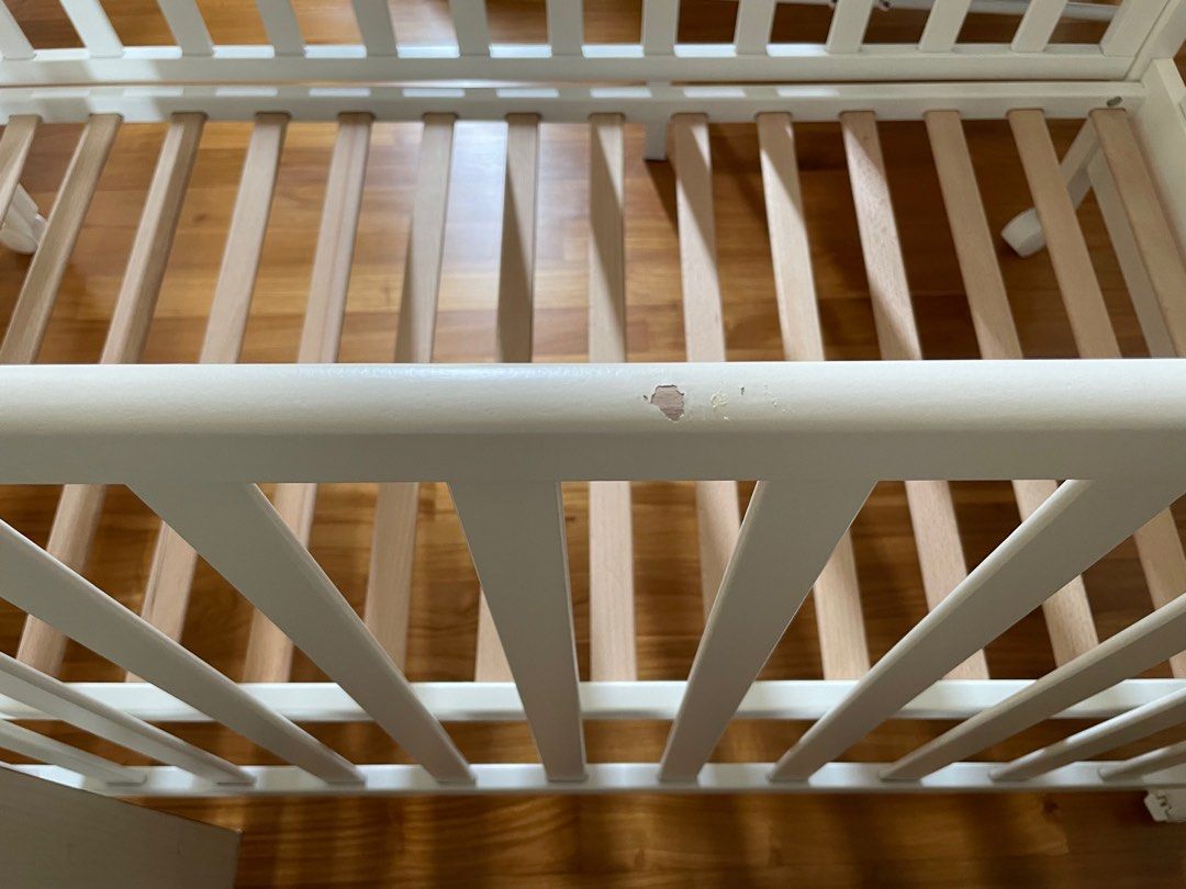 Italbaby cot Flash white, Babies & Kids, Baby Nursery & Kids Furniture ...