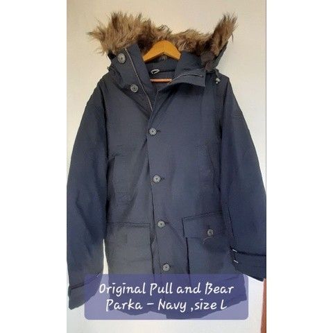 Jaket parka discount pull and bear