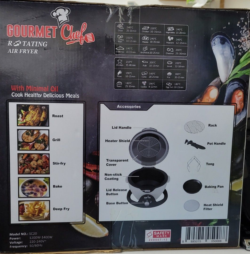 JML gourmet chef air fryer, TV & Home Appliances, Kitchen Appliances, Fryers on Carousell