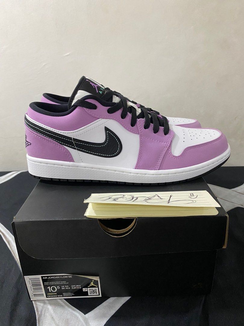 jordan 1 low violet shock