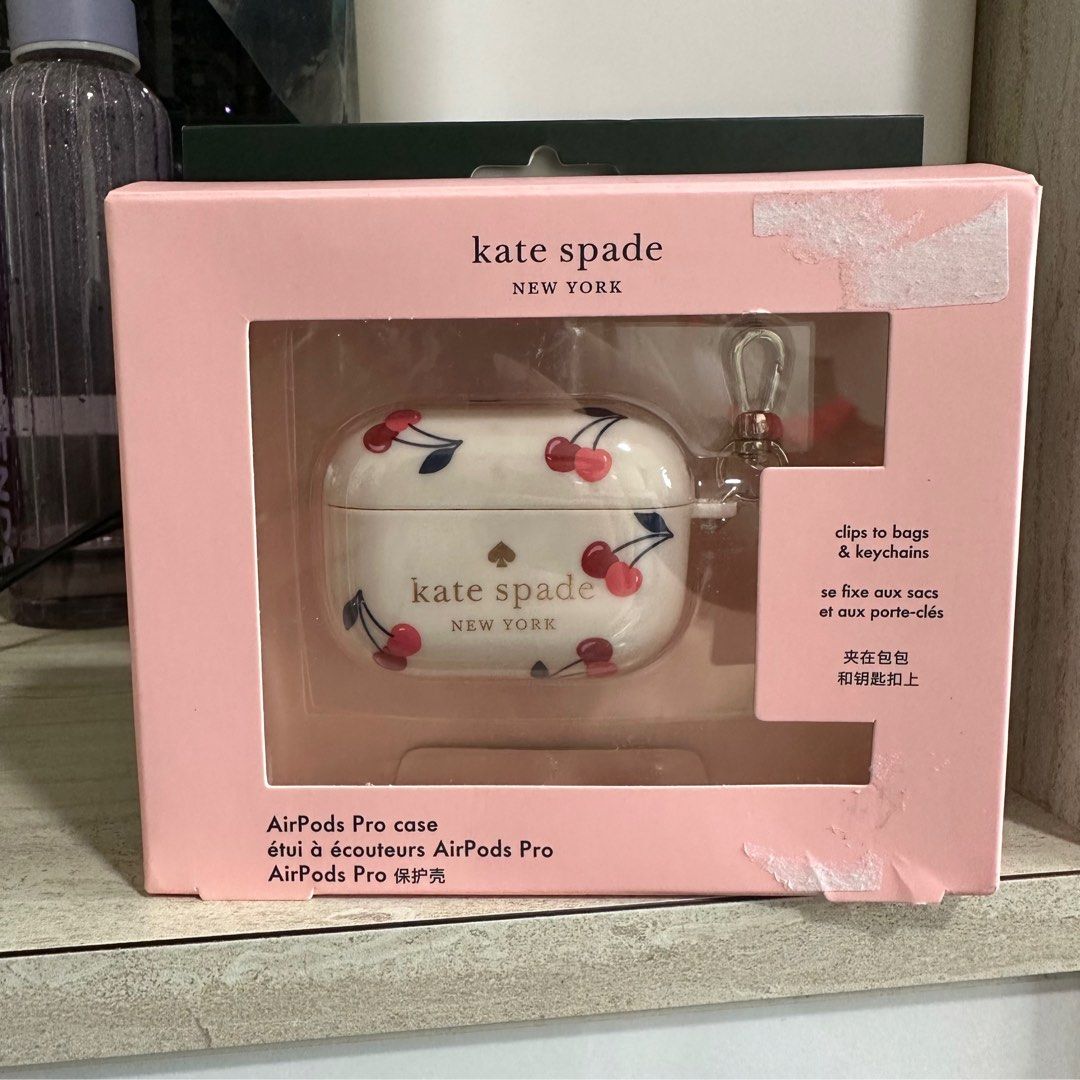 Kate Spade Cherry AirPods Pro Case, Mobile Phones & Gadgets, Mobile &  Gadget Accessories, Cases & Sleeves on Carousell
