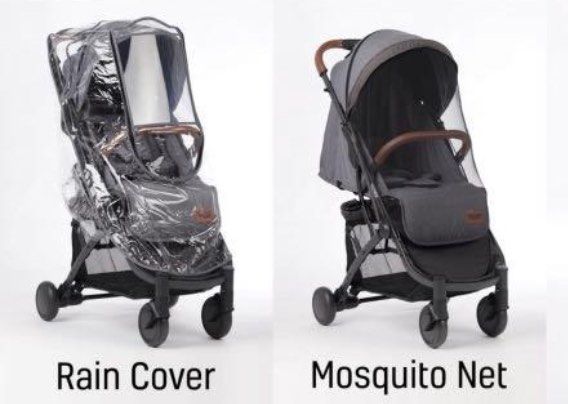 Keenz air plus baby stroller rain cover and mosquito net