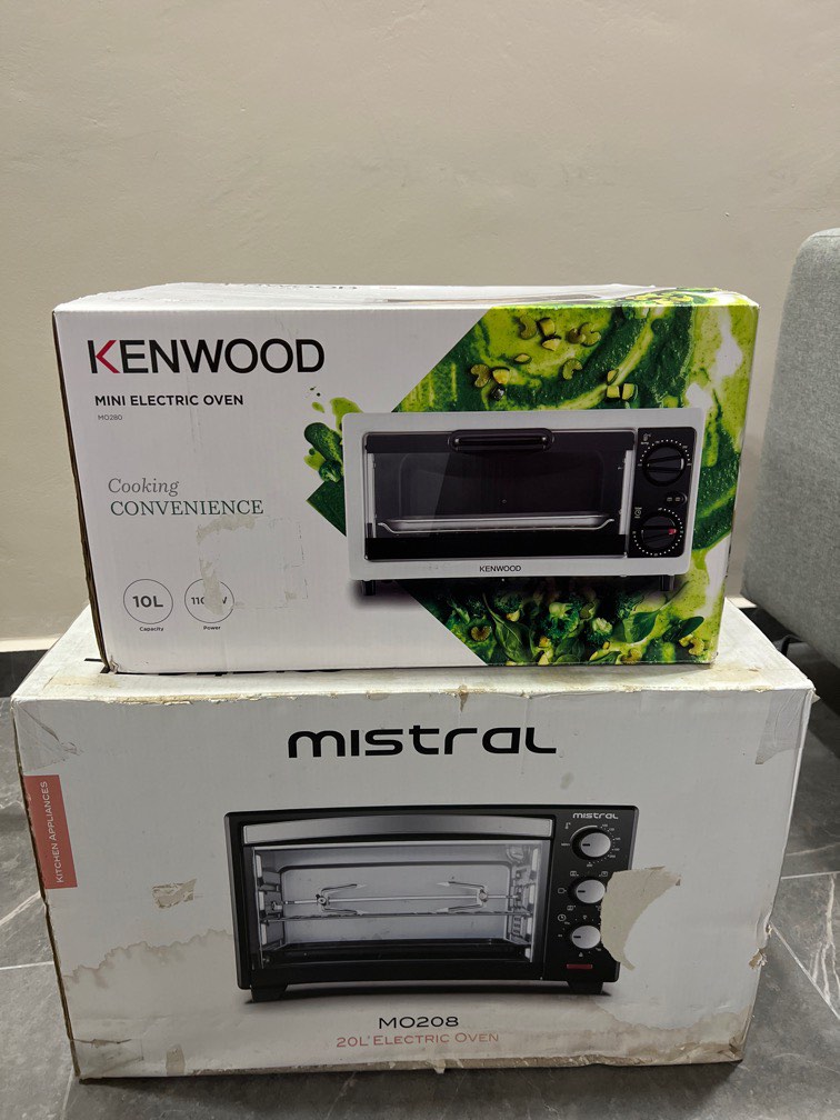 Kenwood 10L mini electric oven and Mistral 20L electric oven, TV & Home