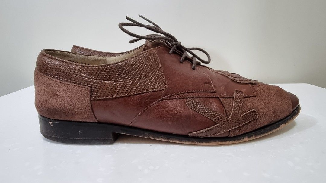 Kenzo Women s Brown Leather Shoes Women s Fashion Footwear