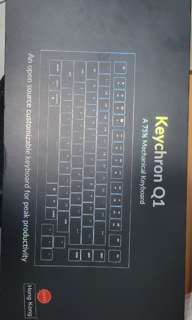 Keychron Q1 (Version 1), 電腦＆科技, 電腦周邊及配件, 電腦鍵盤及 