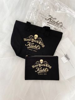 Kiehls Set Tote Bag with matching pouch