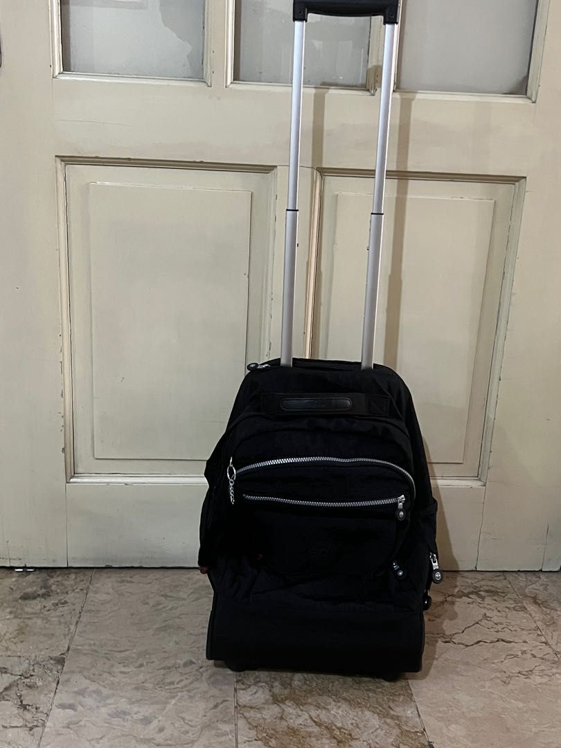 Kipling backpack with wheels, Women's Fashion, Bags & Wallets