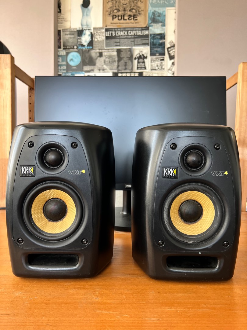 KRK VXT 4 Studio Monitor Speakers (pair), Audio, Soundbars, Speakers